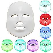 NEWEST LED Photon Therapy 7 Colors ( Red Blue Green )Light Treatment Facial Beauty Skin Care Rejuvenation Pototherapy...