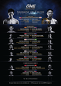 Official ONE FC: Moment of Truth Fight Card