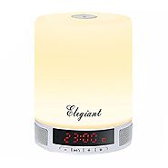 LED Bluetooth Speaker,ELEGIANT Portable Wireless Speaker,LED Bedside Table Lamp,Dimmable Night Light with Touch Contr...