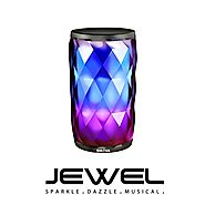 Night Light Bluetooth Speaker, SHAVA Jewel Portable Wireless Bluetooth Speaker Touch Control 6 Color LED Themes Bedsi...