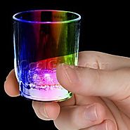 Fun Central AC684 LED Light Up Shot Glass - Multicolor