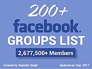 200+ Facebook Groups (Updated Social Media Groups List) 2017