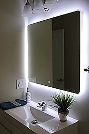 Windbay Backlit Led Light Bathroom Vanity Sink Mirror. Illuminated Mirror. (36")