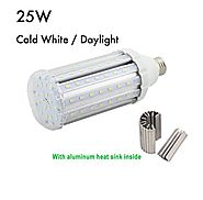 Bonlux E26 25w Screw Socket LED Corn Light 85-265v Ac Daylight Pure White 6000k for Garden Street Path Lighting High-...