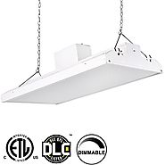 Hykolity 2' LED Linear High Bay Shop Light Fixture 110W [400W Fluorescent Equivalent] 14500lm 5000K Dimmable Commerci...