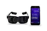 CHEMION - Unique Bluetooth LED Glasses - Display Messages, Animation, Drawings!