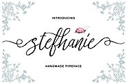 Stefhanie Typeface by queentype on Envato Elements