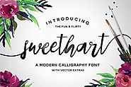 Sweethart Font by michael_gilliam on Envato Elements