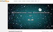 Separating the Components of Air