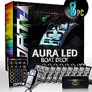 AURA SmartColor™ LED 8pc Boat Interior Lighting Kit with Multi-Color Light features and Wireless Remote