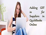 Adding GST in for Suppliers in QuickBooks Online