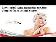 Buy Herbal Acne Remedies to Cure Pimples from Online Stores