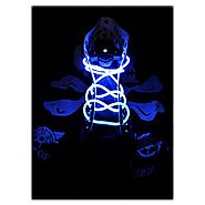 Topcabin LED Shoelaces with Continuous and 2 Blinking Modes in 5 Colors Flash Lighting the Night for Party Hip-hop Da...