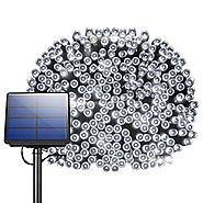 200 LED Solar String Lights, Litom Outdoor Solar Decor Powered Lights with 72 ft Super Long String and 8 Working Mode...