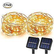 Solar String Lights, MagicPro 100 LEDs Starry String Lights, Copper Wire solar Lights Ambiance Lighting for Outdoor, ...