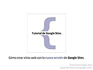 Tutorial de Google Sites en PDF
