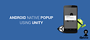 How To Create Android Native Popup Using Unity