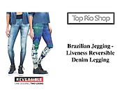 Brazilian Jegging - Liveness Reversible Denim Legging