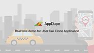 Uber Clone App Demo Video for Taxi Booking - AppDupe