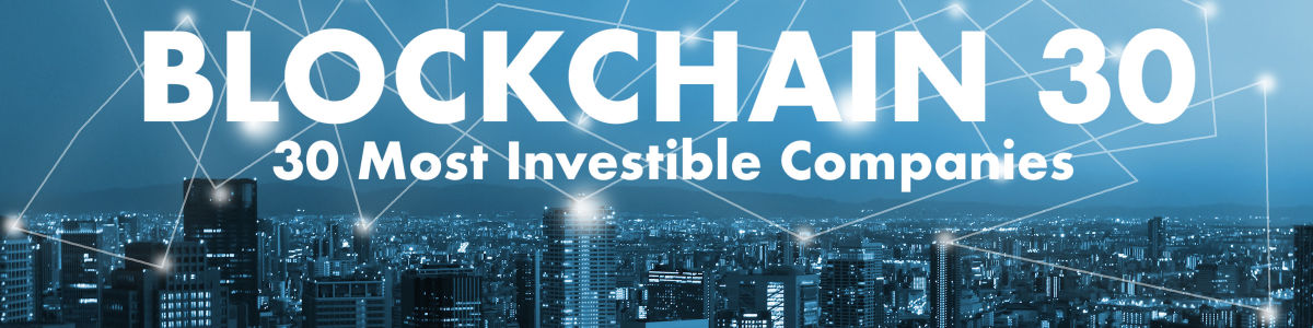 Headline for Top 30 Most Investible Blockchain Companies