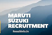 Maruti Suzuki Recruitment 2017-18 | Apply For Current Job Openings