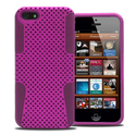 KAYSCASE SafeNet Sillicon + Hard Shell Back Cover Case for Apple new iPhone 5 / iPhone 5S (Purple)