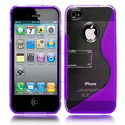 KAYSCASE S-Line Stand Case Cover for Apple new iPhone 5 / iPhone 5S (Purple)