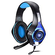 BlueFire Professional 3.5mm PS4 Gaming Headset Headphone with Mic and LED Lights for PlayStation 4, Xbox one,Laptop, ...