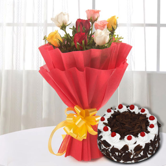 Anniversary, Birthday, Cakes, Combo, Flowers, Gift