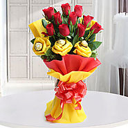 Flowers and Chocolate Combo, Send Flowers and Chocolates to India