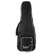 ammoon Double Zippered Backpack for Mandolin Thicken Shoulder Gig Bag Case Frabic 28" 11" Large Size 2 Pockets Durabl...