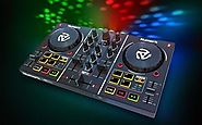 Numark Party Mix | Starter DJ Controller with Built-In Sound Card & Light Show, and Virtual DJ LE Software Download