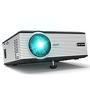 Crenova XPE470 Mini LED Video Projector Office Projector Outdoor/Indoor Home Projector (Supports 1080P via USB Drive,...