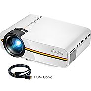 ELEPHAS LED Movie Projector, Support 1080P 150‘’ Portable Mini Projector Ideal for Home Theater Cinema Video Entertai...