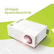 WEILIANTE Mini LED HD Projector Home Theatre Cinema Video Projector Connection with iPhone Android iPad Tablet for Ho...