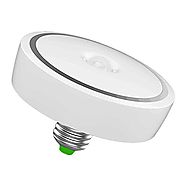 KINGSO Motion Light Bulb,E27 LED Infrared Motion Detection Light Sensor PIR Warm White Bulb Lamp Auto Switch Stairs N...