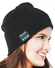 ZenNutt Unisex Bluetooth Beanie 4.1 Winter Hat Black Knit Cap Wireless Musical Running Headphones Cap with 2 Speakers...