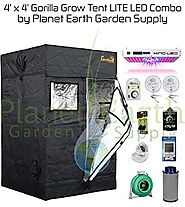 Gorilla Grow Tent LITE (4' x 4') LED Combo Package #1