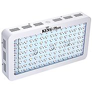 King Plus 1200w LED Grow Light Double Chips Full Spectrum with UV and IR for Greenhouse Indoor Plant Veg and Flower
