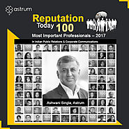 Ashwani Singla Listed Among “100 Most Important Professionals” by Reputation Today