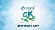 GK Capsule | What happened in September 2017?