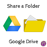 Google Drive: Share a Folder - Teacher Tech
