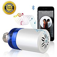 Light Bulb with Bluetooth Speaker,Led Smart Music Bulb,Wireless Bluetooth Light Bulb Speaker Controlled by Smartphone...