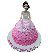 Princess Barbie Doll Birthday Cake