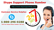 Skype Support Number 1-800-296-0288 | Skype Problem Help