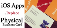 Best iOS Apps to Replace Physical Business Card - Save Paper