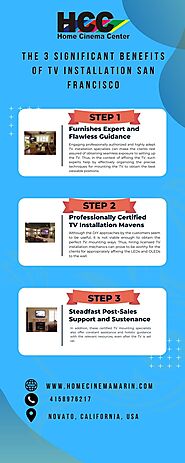 The 3 significant benefits of TV installation San Francisco