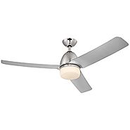 Westinghouse 7208900 Contemporary Delancey LED 52 inch Brushed Chrome Indoor DC Motor Ceiling Fan, Dimmable Led Light...