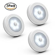 【6 LED】Motion Sensor Light, Mulcolor Motion Sensor Night Light Wireless Tap Lamp Stick-On Light Nightlight Closet Lig...