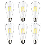 Dimmable Edison LED Bulb, Kohree 6W Vintage LED Filament Light Bulb, 4000K Daylight, 60W Incandescent Equivalent, E26...